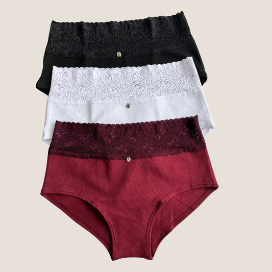 KIT DE PANTYS EN ALGODÓN